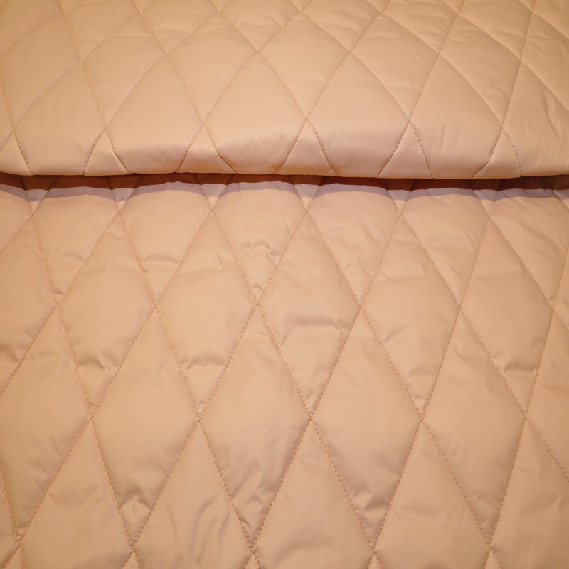 Плащевка стеганая Милан"ромбик" (rose cameo)