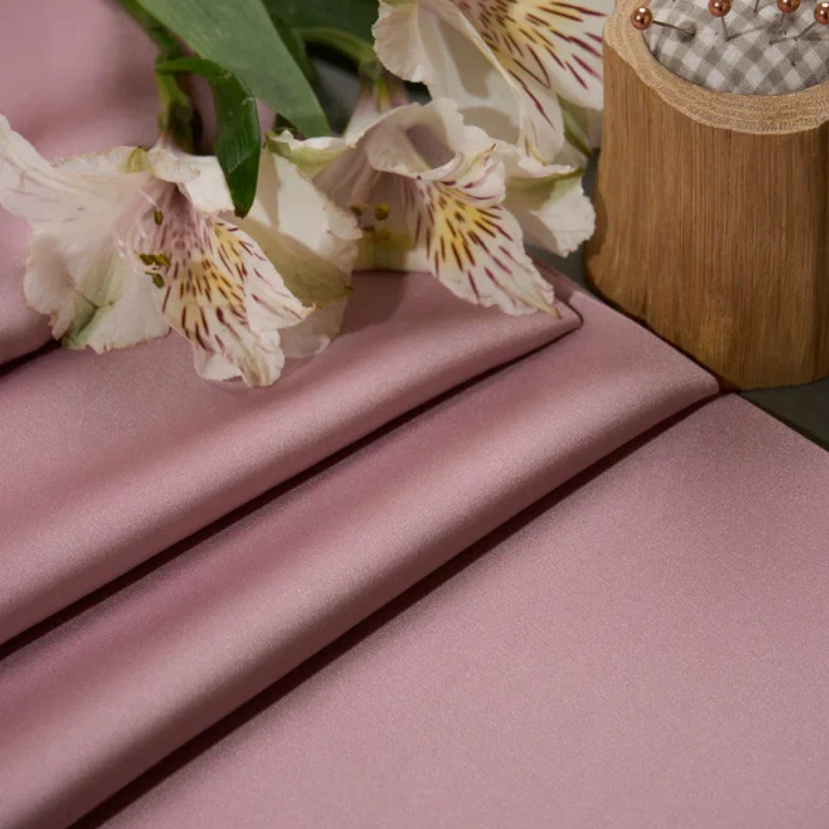 Шелк "Армани" (античная роза) скидки на ткани в Минске оптом и в розницу | Трикотаж tais.by