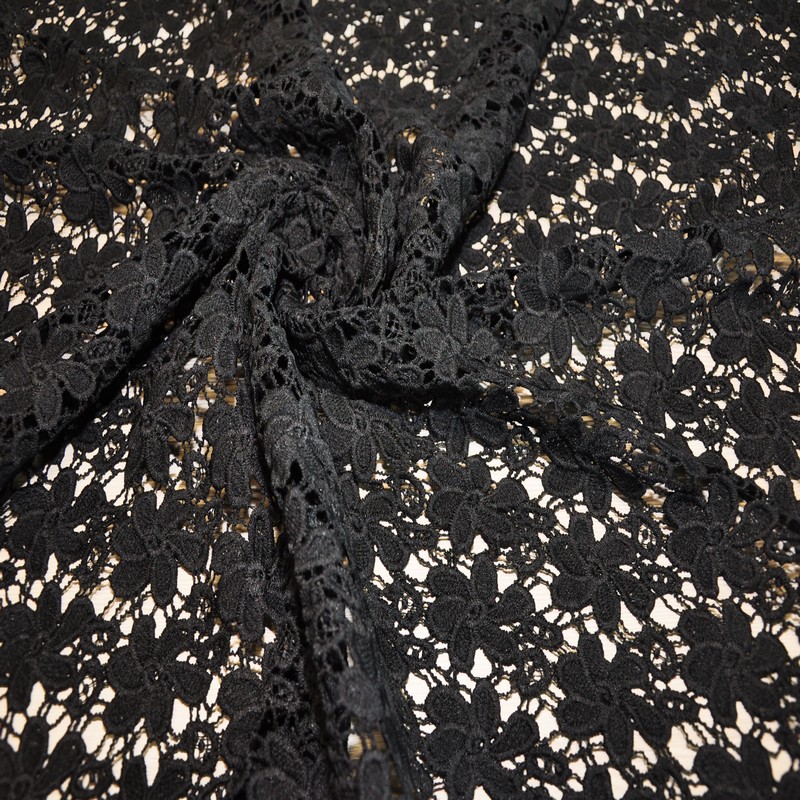 Кружево макраме (черный)