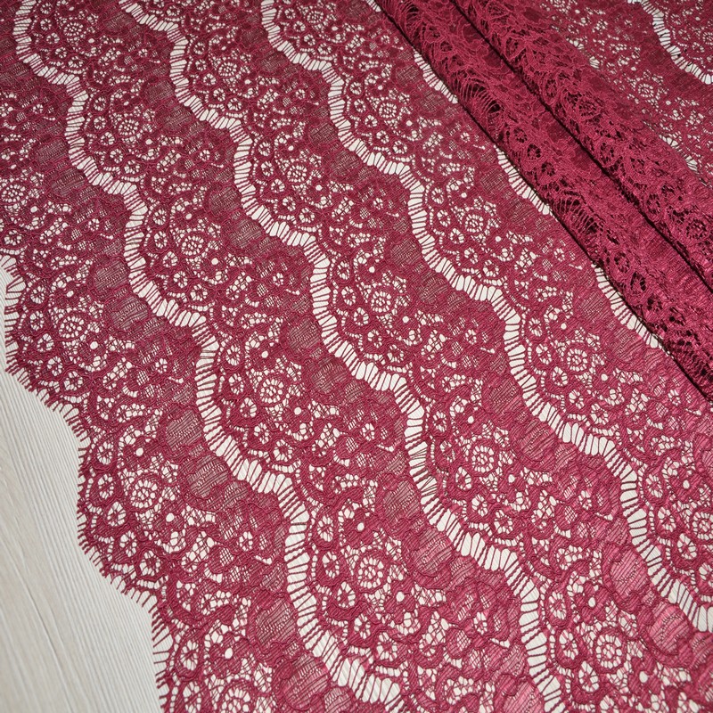 Гипюр " Реснички" 2 (марсала)