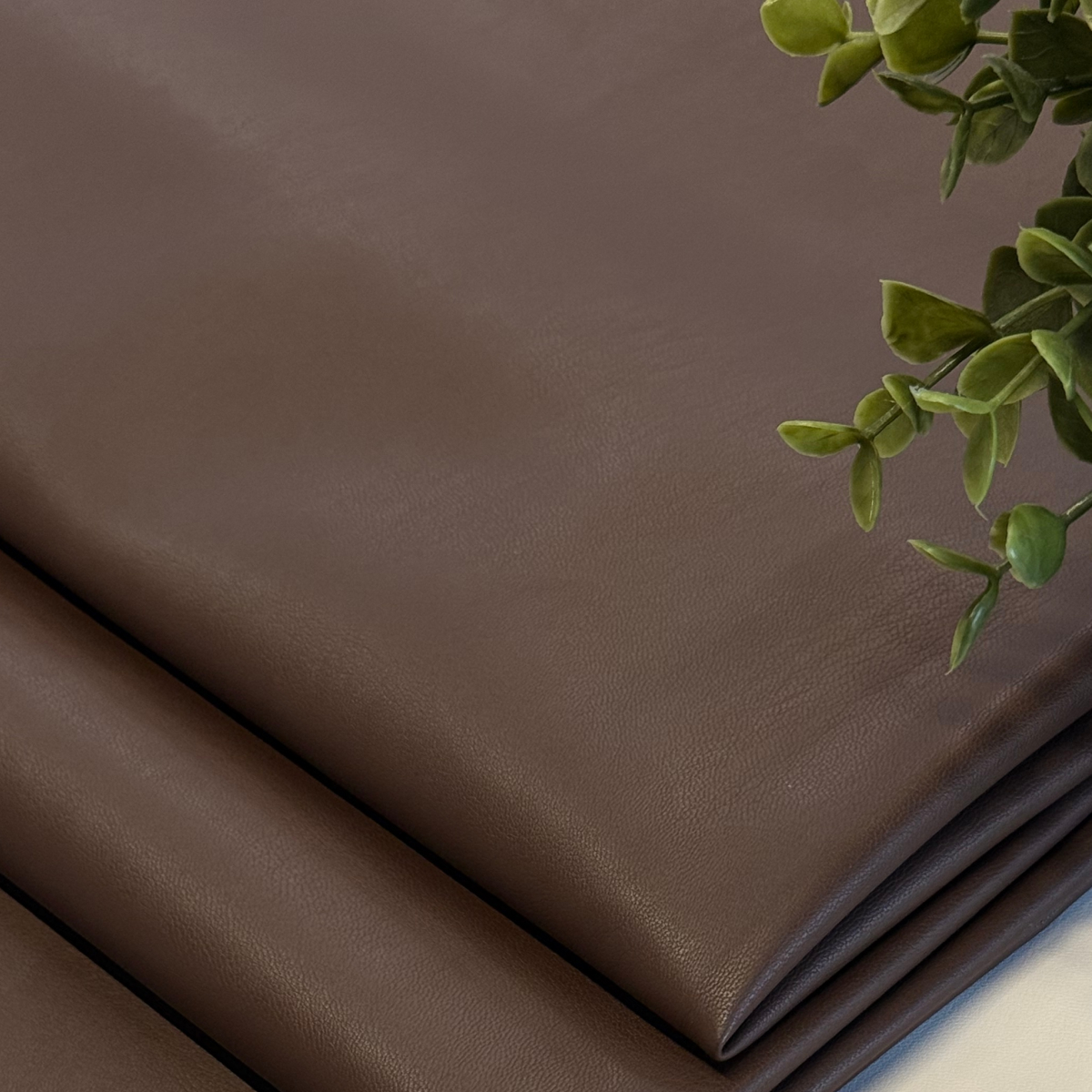 Экокожа на замшевой основе (шоколадный)