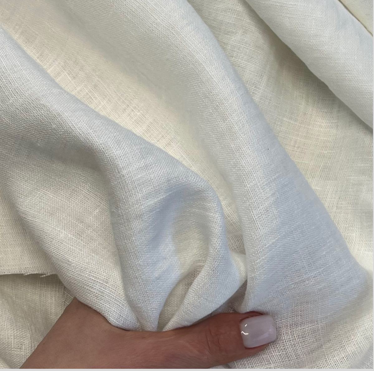 Лен (белый) скидки на ткани в Минске оптом и в розницу | Трикотаж tais.by