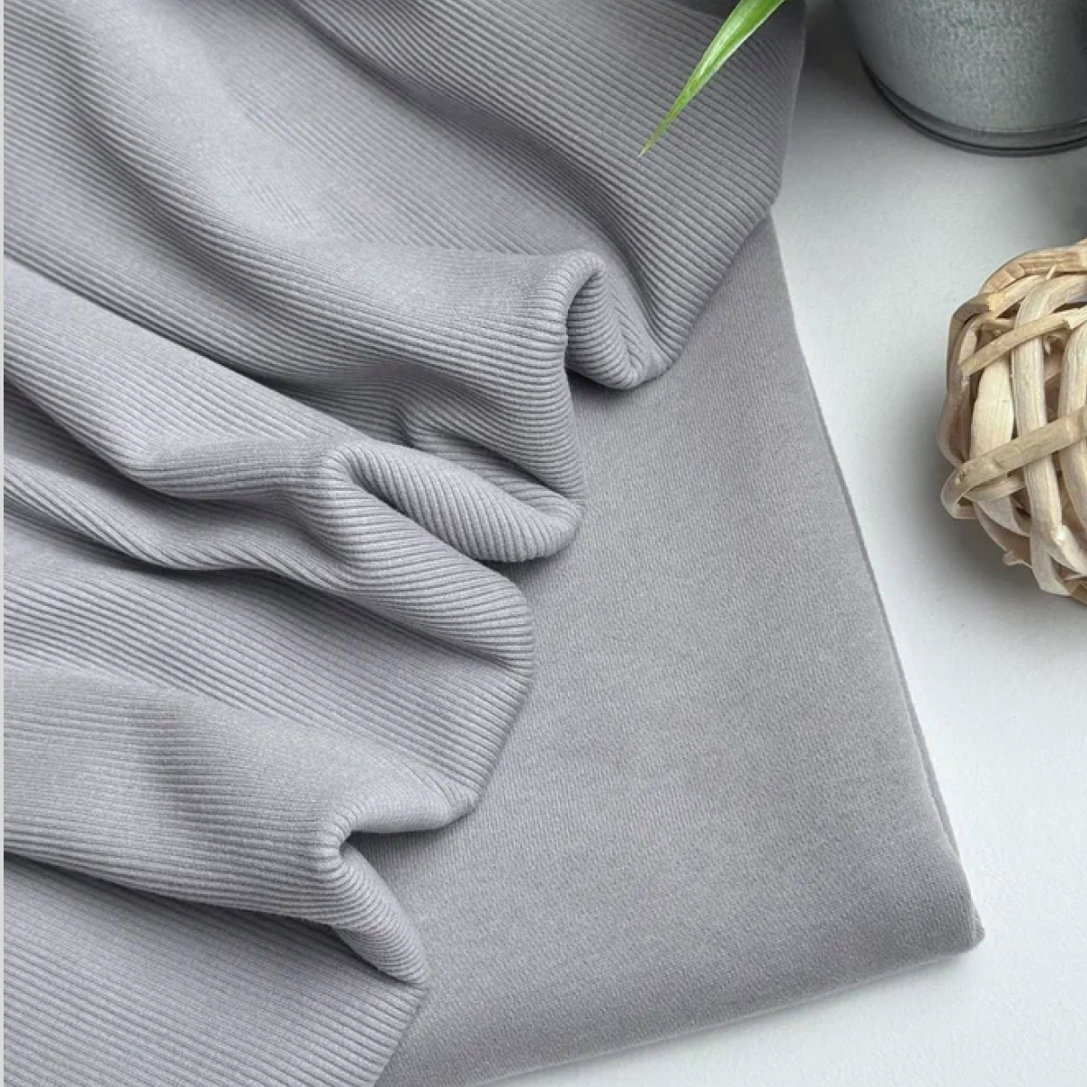 Кашкорсе чулок для 3-х нитки  с эффектом велюра (серый) скидки на ткани в Минске оптом и в розницу | Трикотаж tais.by