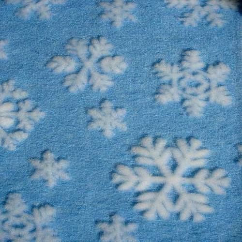 Жаккардовый (голубой + белый)