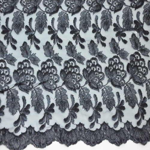 Гипюр Индонезия (темно-синий)