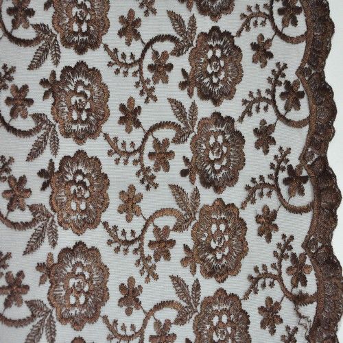 Гипюр Индонезия (коричневый)