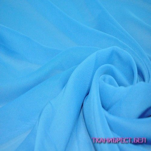 Шифон лазурный