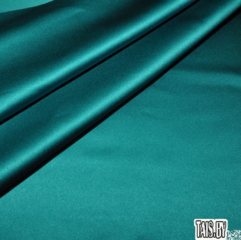 Атлас свадебный (морская волна)