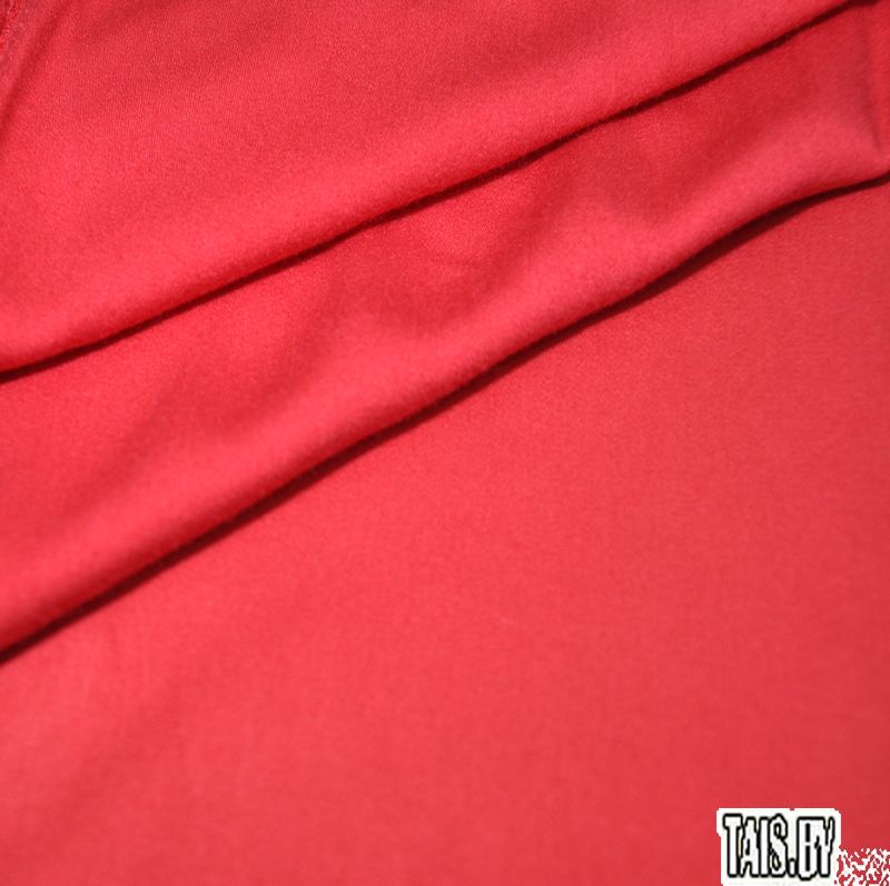 Штапель (красный) скидки на ткани в Минске оптом и в розницу | Трикотаж tais.by