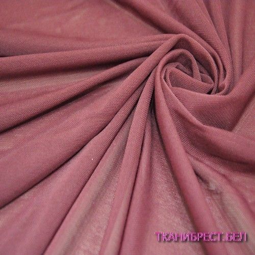 Ткань Сетка стрейчевая (бордовый)
