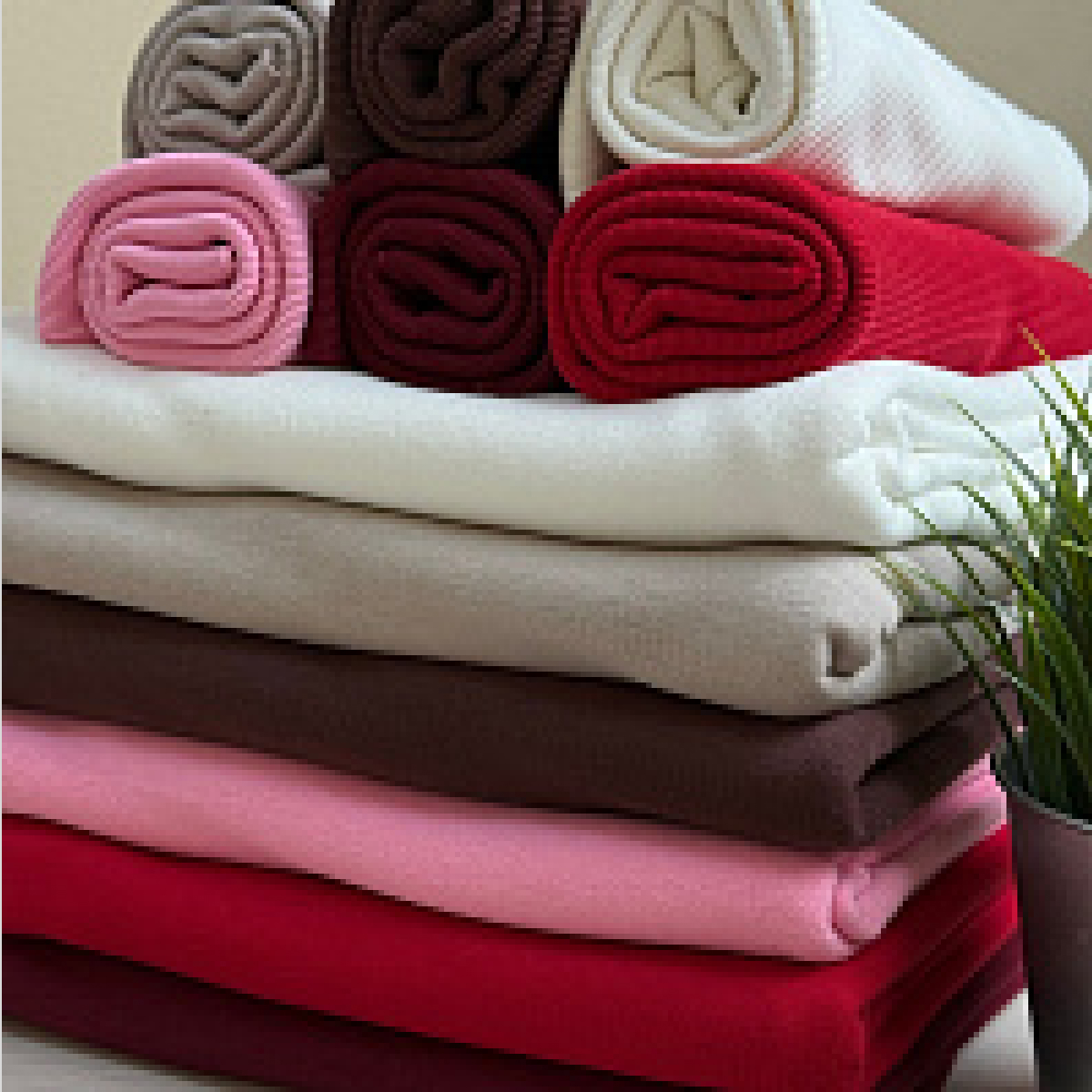 Футер 3-х нитка с эффектом велюра (молоко) скидки на ткани в Минске оптом и в розницу | Трикотаж tais.by