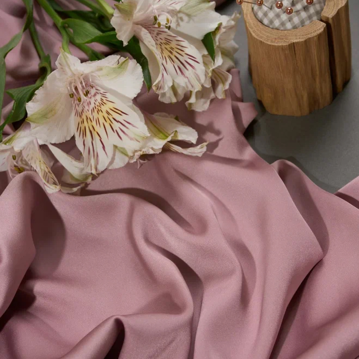 Шелк "Армани" (античная роза) скидки на ткани в Минске оптом и в розницу | Трикотаж tais.by