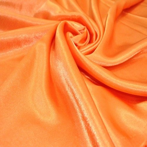 Креп-сатин (светло-оранжевый)
