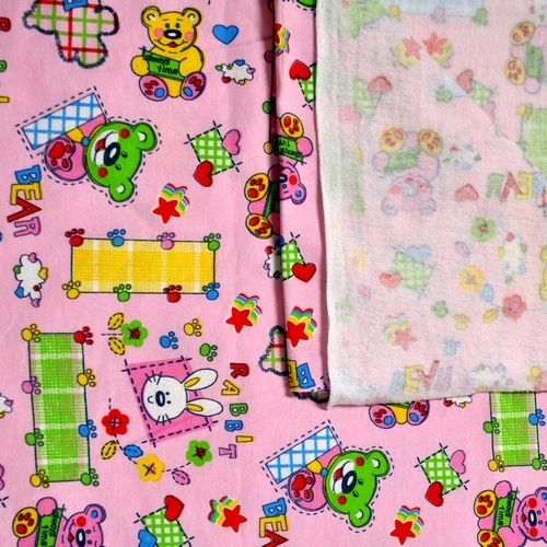 Футер 2-х нитка набивной с начесом "Медвежата и зайчата"