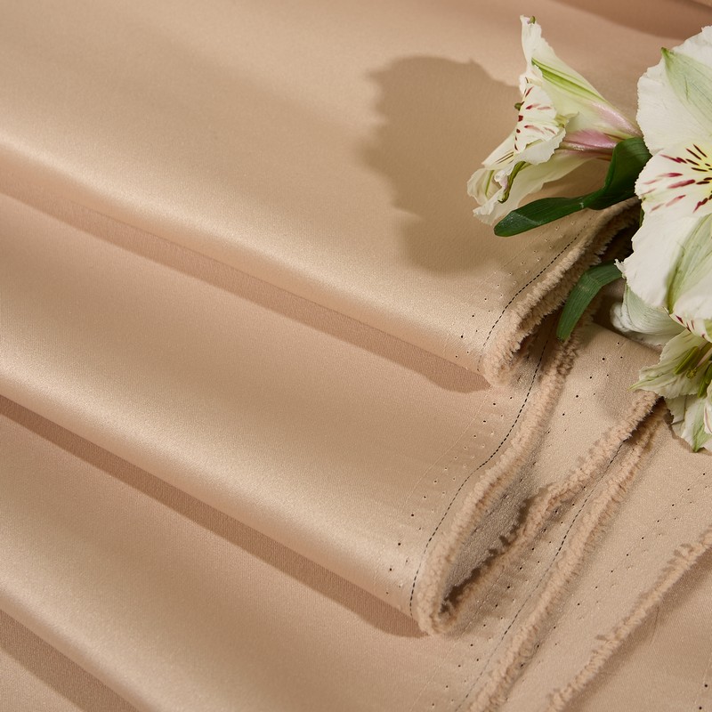 Атлас свадебный (золотой песок)