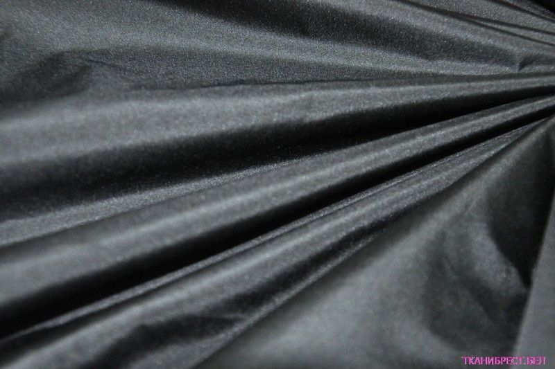 Плащевка Дюспо (черный) скидки на ткани в Минске оптом и в розницу | Трикотаж tais.by