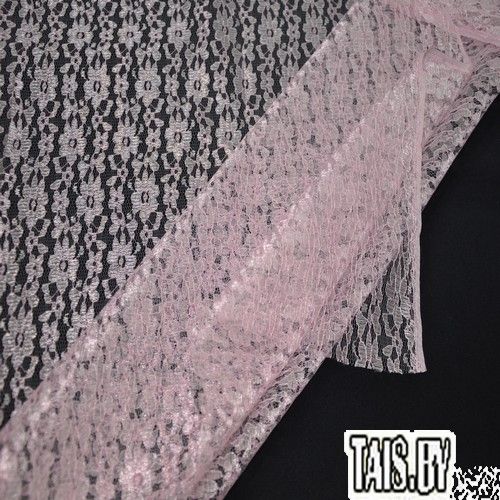 Гипюр тонкий (розовый)