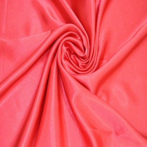 Креп-сатин (насыщенно-коралловый)
