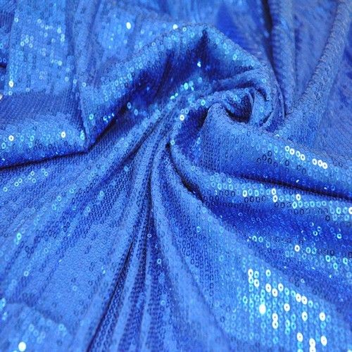 Пайетки на трикотаже (василек) скидки на ткани в Минске оптом и в розницу | Трикотаж tais.by
