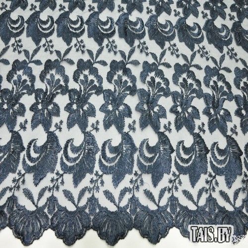 Гипюр Индонезия (синий)