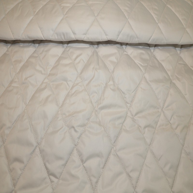 Плащевка стеганая "Ромбик" (светло-серый)