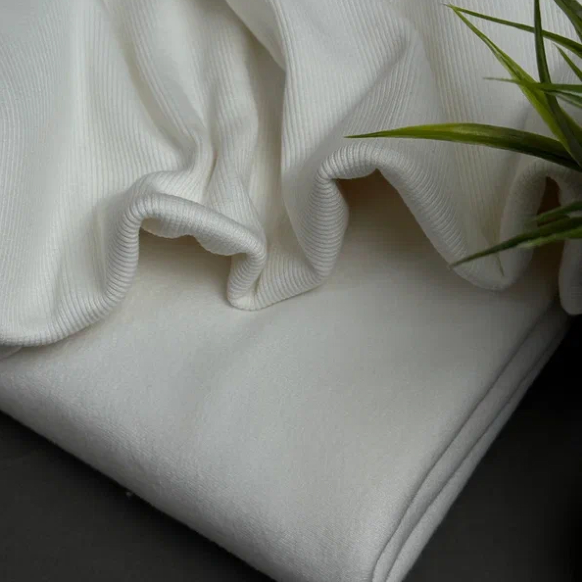 Кашкорсе чулок для 3-х нитки  с эффектом велюра (молоко) скидки на ткани в Минске оптом и в розницу | Трикотаж tais.by