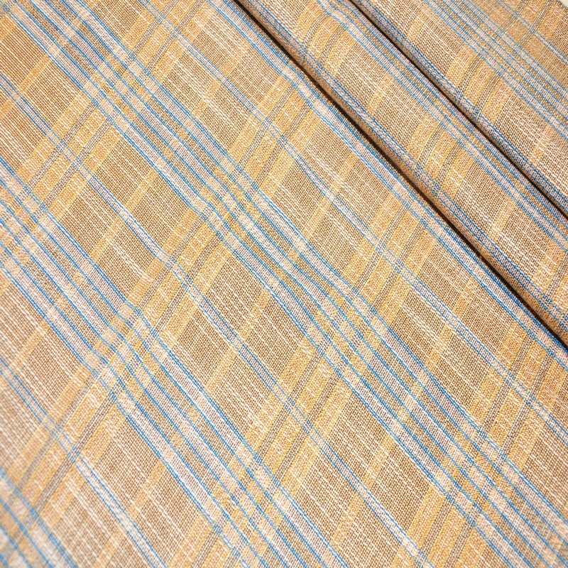 Костюмная ткань "Клетка  " (оранжевая английская клетка)