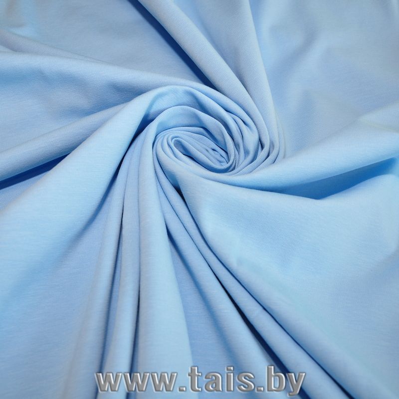 Кулирная гладь  (голубой)