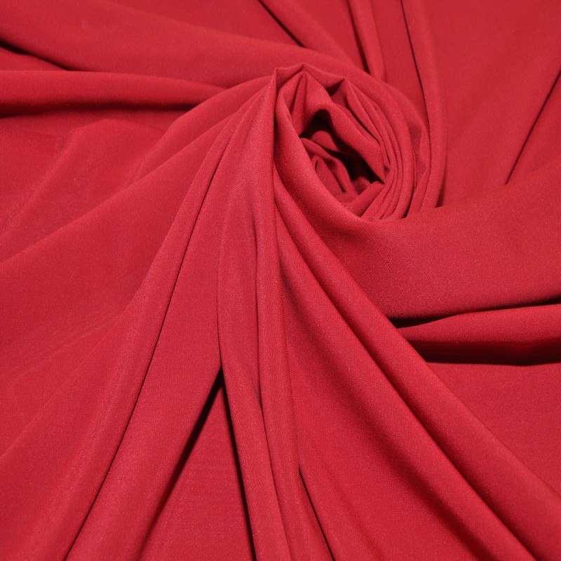 Шифон стрейчевый (марсала)