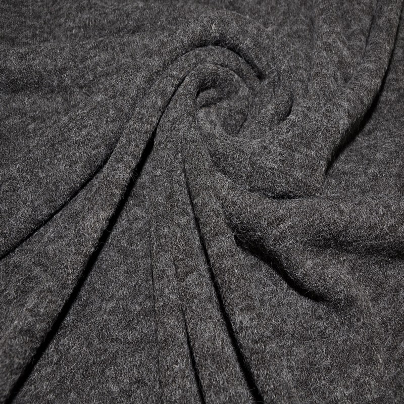 Трикотаж Ангора (черный с сединой)