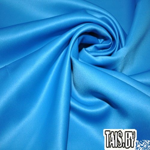 Атлас свадебный (лазурный)