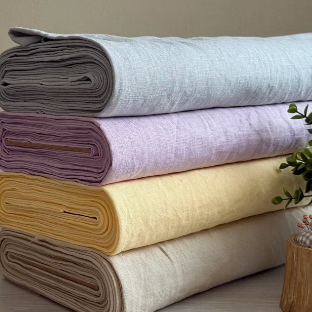 Лен (лиловый) скидки на ткани в Минске оптом и в розницу | Трикотаж tais.by