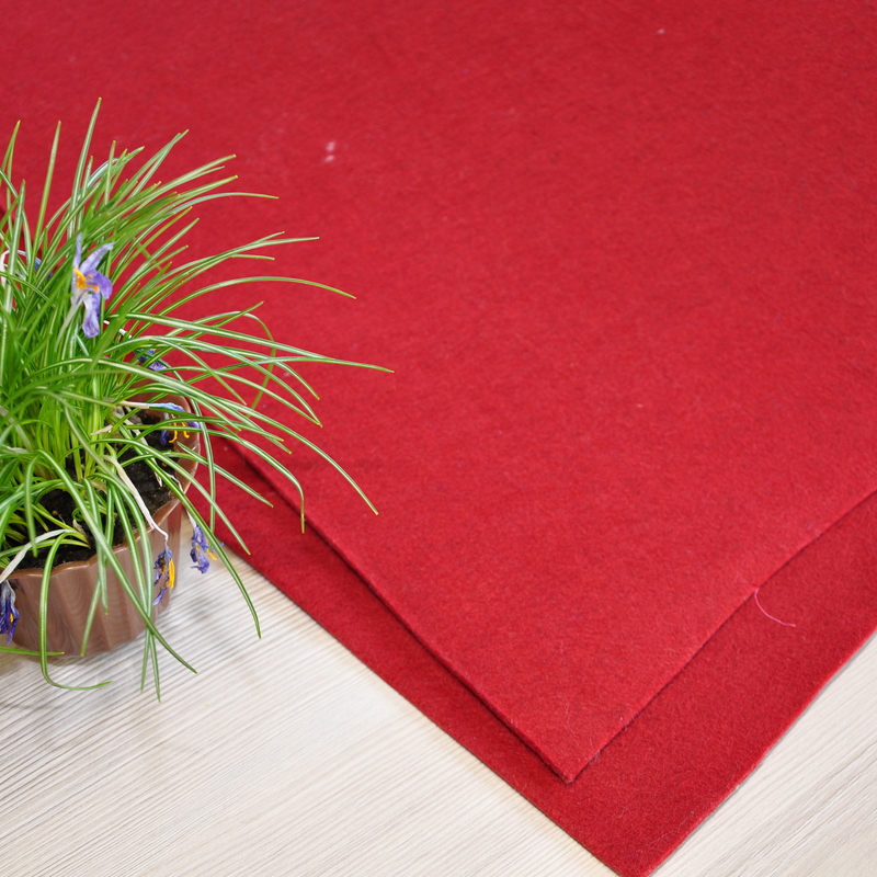 Фетр рулонный 3мм (красный) скидки на ткани в Минске оптом и в розницу | Трикотаж tais.by