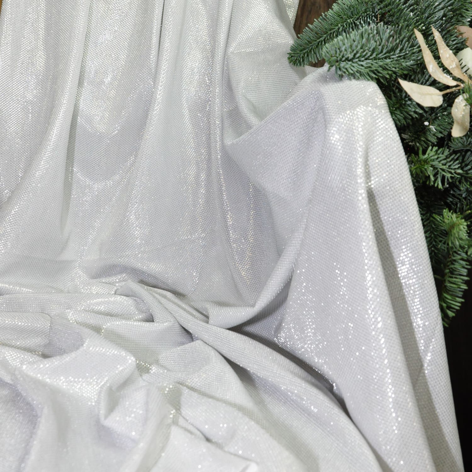 Трикотаж "Лунный свет" (светлое серебро)