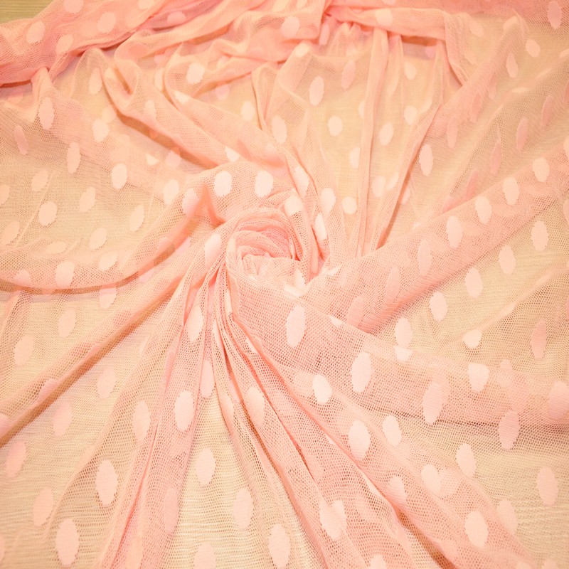 Сетка горох 2 см (пудра)