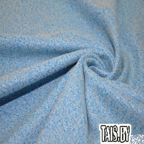 Пальтовая "Шанелька" (голубой) скидки на ткани в Минске оптом и в розницу | Трикотаж tais.by