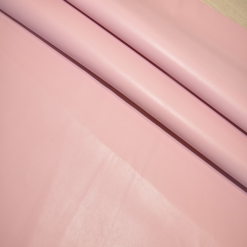 Кожзам на трикотажной основе (розовый)