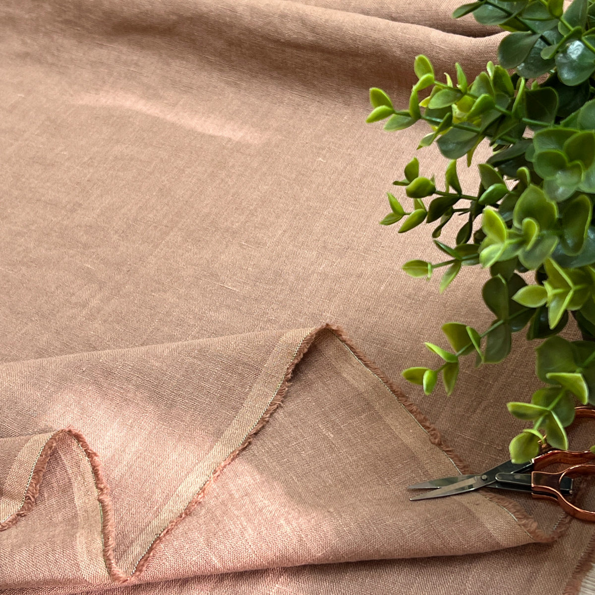 Лен (капучино) скидки на ткани в Минске оптом и в розницу | Трикотаж tais.by