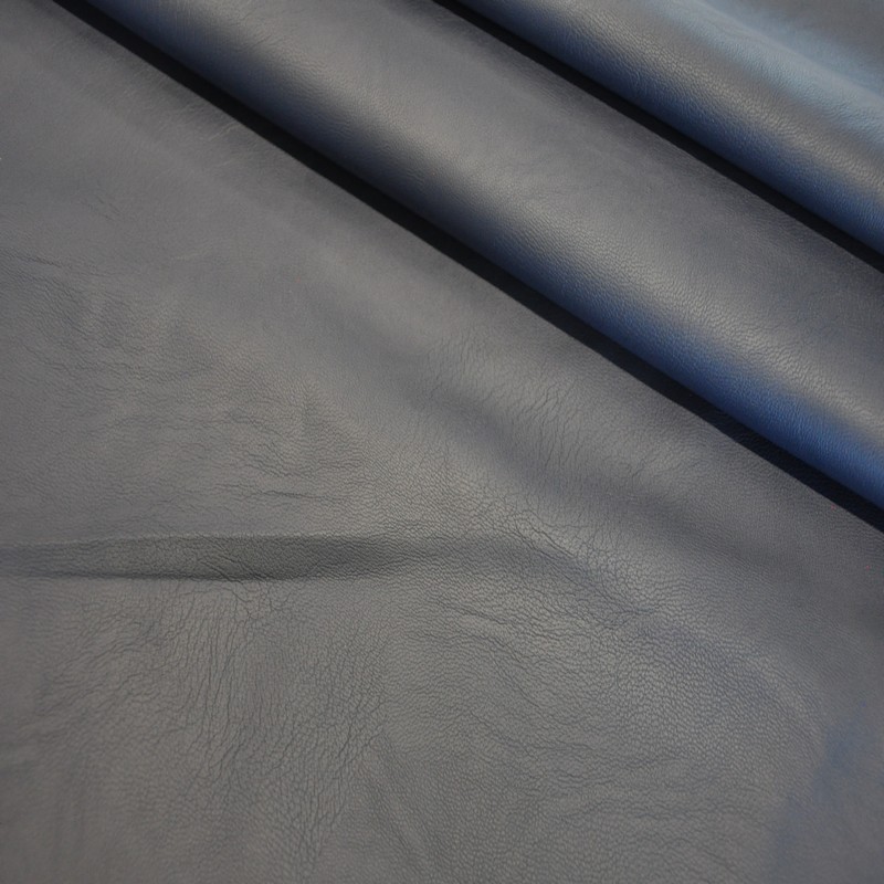 Кожзам на трикотажной основе (синий фактурный) скидки на ткани в Минске оптом и в розницу | Трикотаж tais.by