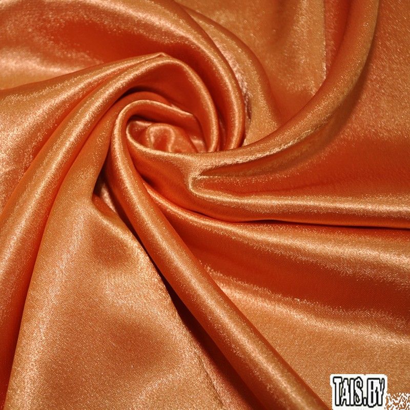 Креп-сатин (темно-оранжевый)