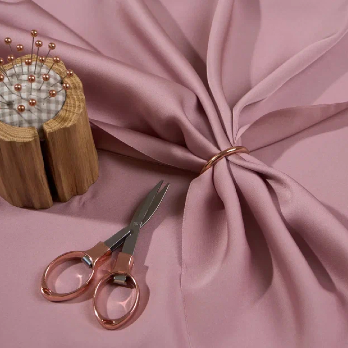 Шелк "Армани" (античная роза) скидки на ткани в Минске оптом и в розницу | Трикотаж tais.by