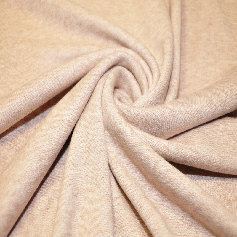 Трикотаж Ангора плотная (пудра меланж)