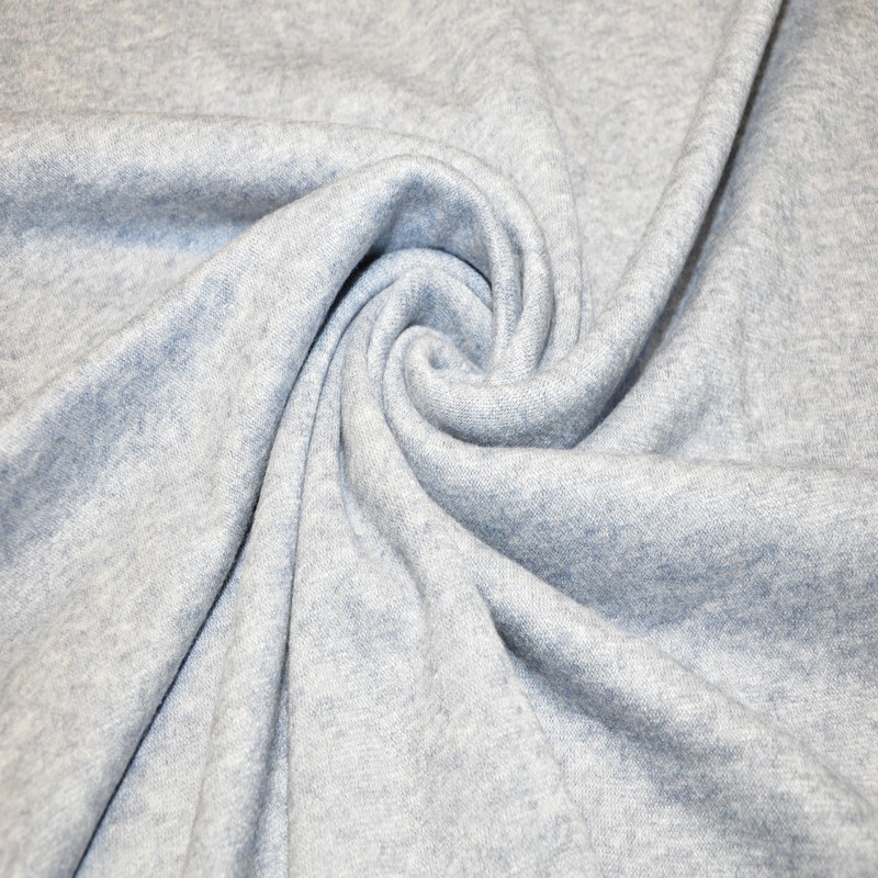 Трикотаж Ангора плотная (голубой меланж)