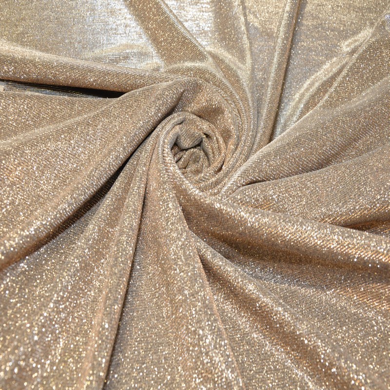 Трикотаж "Лунный свет" (тёмное золото) скидки на ткани в Минске оптом и в розницу | Трикотаж tais.by