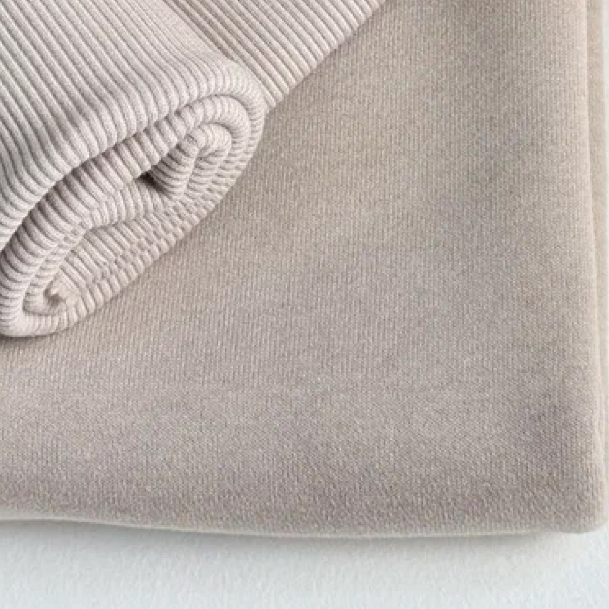 Кашкорсе чулок для 3-х нитки  с эффектом велюра (бежевый) скидки на ткани в Минске оптом и в розницу | Трикотаж tais.by