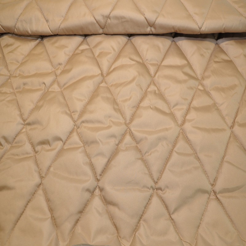 Плащевка стеганая "Ромбик" (кэмел)