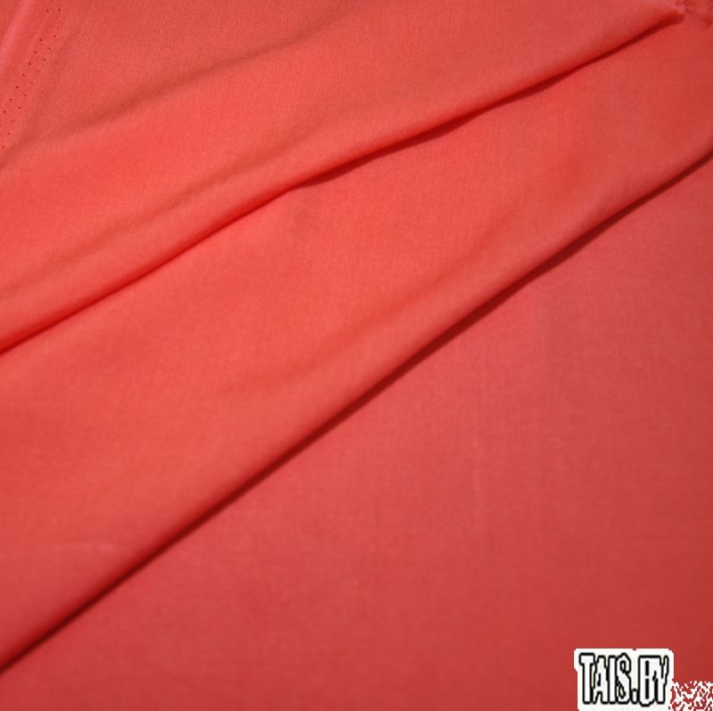 Штапель (коралловый) скидки на ткани в Минске оптом и в розницу | Трикотаж tais.by