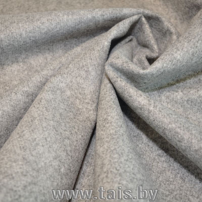 Пальтовая "Меланж" (светло-серый) скидки на ткани в Минске оптом и в розницу | Трикотаж tais.by