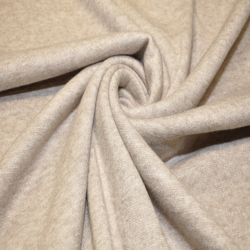 Трикотаж Ангора плотная  (бежевый меланж)