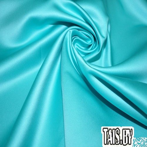 Атлас свадебный (бирюзовый)